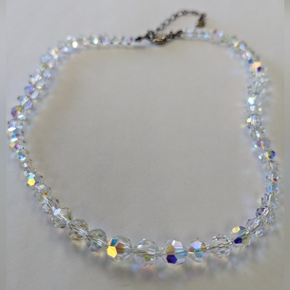 EVC DANIEL SWAROVSKI AB CHOKER NECKLACE 14.5"x17.5" - Picture 3 of 16